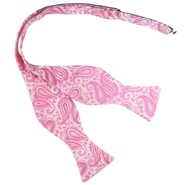 NEW Adjustable Men Multicolor Silk Bowties Self Bow Tie Butterflies Necktie Ties